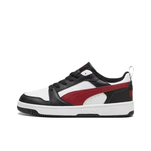 PUMA Rebound v6 Low Топ Скейтборд Кроссовки Унисекс Черный Белый