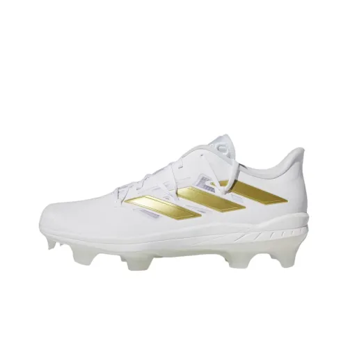 Adidas Afterburner 9 Adizero 9 Бутсы Slip-resistant Low Top Тренировочные Кроссовки Мужские Белые