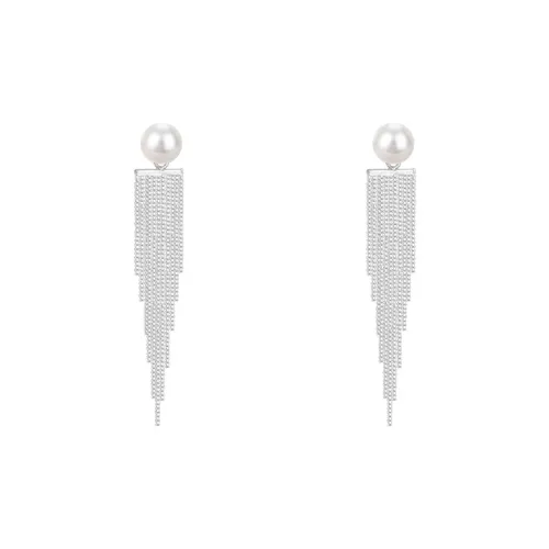 Серьги Peach Tea с жемчугом женские