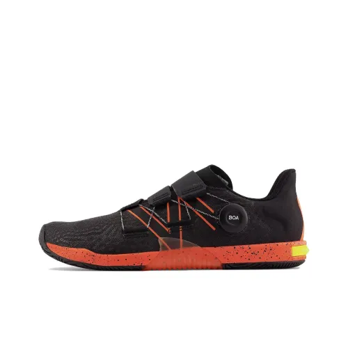 New Balance Minimus TR BOA Амортизация Низкий Топ Тренировочные Кроссовки Мужские Черные Оранжевые