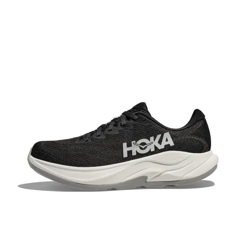 HOKA ONE ONE Slip-resistant Abrasion-resistant Low-top Беговые кроссовки Мужские Черно-белые