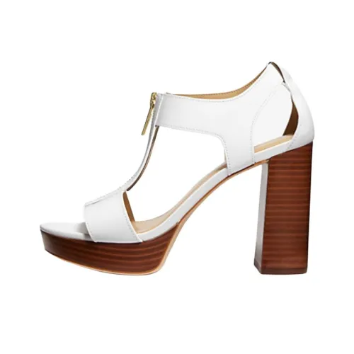 MICHAEL KORS Berkley One Ремешок Сандалии 10 см Женские Белые