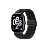 Вязаные ткани Loop - Магнитная застежка, ремешок для часов [Звездный черный]