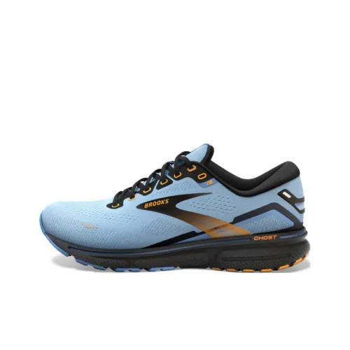Brooks Ghost 15 Устойчивые к истиранию Низкие Беговые кроссовки Женские Синие