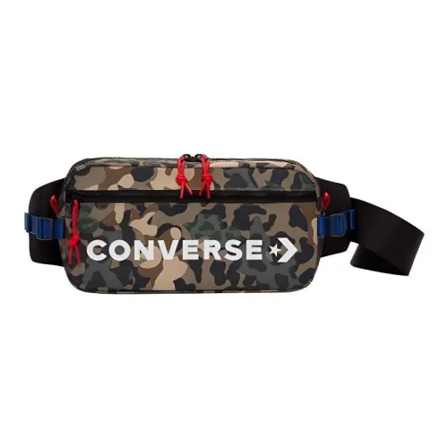 Конверс Холст Одно Плечо Через Плечо Холст Сумка Банан Обычный Унисекс Камуфляж