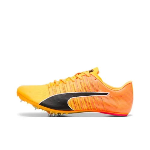 PUMA evoSPEED Slip-resistant Abrasion-resistant Breathable Supportive Low-Top Running Shoes Unisex Orange PUMA evoSPEED Противоскользящие Устойчивые к истиранию Дышащие Поддерживающие Низкие Кроссовки для Бега Унисекс Оранжевые