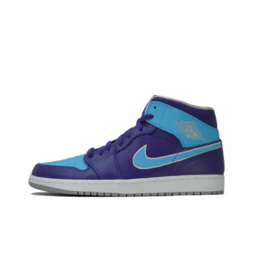 Jordan Air Jordan 1 MID Wasp Амортизация Противоскользящие Устойчивые к истиранию MID Топ Баскетбольные кроссовки