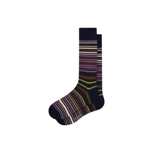 Paul Smith 1 пачка Морской синий Мужской MID Носки до икры