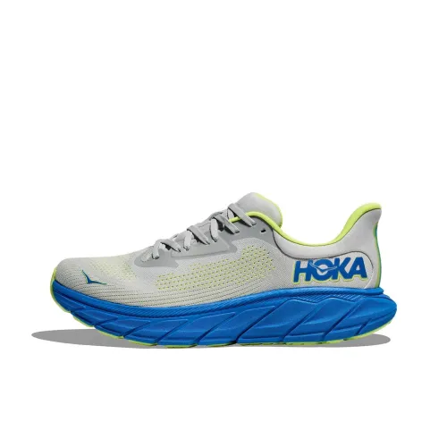 HOKA ONE ONE Arahi 7 Slip-resistant Abrasion-resistant Low-top Беговые кроссовки Мужской Серый Синий Зеленый