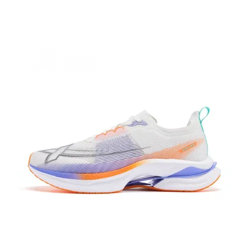 XTEP Ultra Light 8 Беговые кроссовки Низкий Топ Парусный Белый/Барвинок Синий-Фиолетовый Мужской