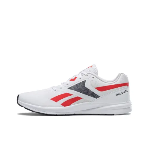 Reebok Runner 4,0 Амортизация и Дышащие Низкие Кроссовки для Бега Унисекс Белые