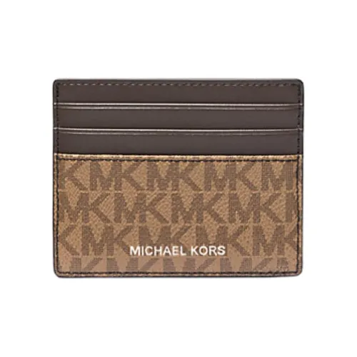 MICHAEL KORS Greyson Холст Картхолдер Мужской Черный Коричневый