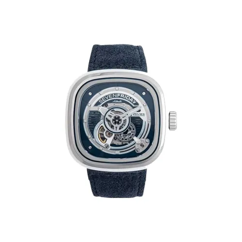 SEVENFRIDAY Автоматический механический механизм Мужские часы 47,6mm*47mm*15mm Скелет