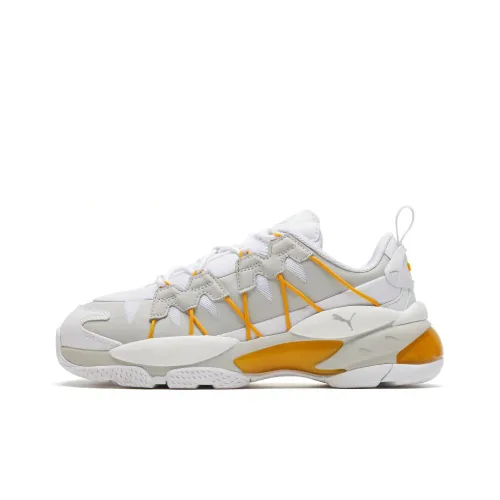 PUMA LQDCELL Износостойкие Дышащие Низкие Кроссовки для тренировок Унисекс Белые