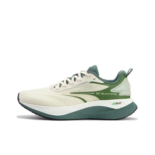 361° Speed Boost CQT Амортизация Износостойкий Низкий Топ Беговые кроссовки Мужские Белые Зеленые