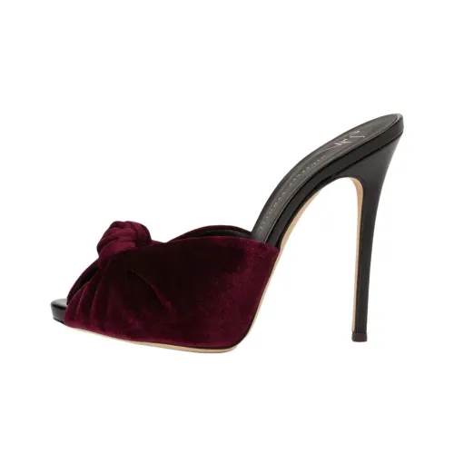GIUSEPPE ZANOTTI Слипоны Бургундский Женские