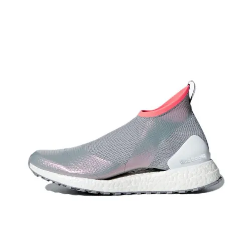 Stella McCartney x Adidas ULT Slip-resistant и дышащий MID Топ Марафон Беговые кроссовки Женские Серый Белый