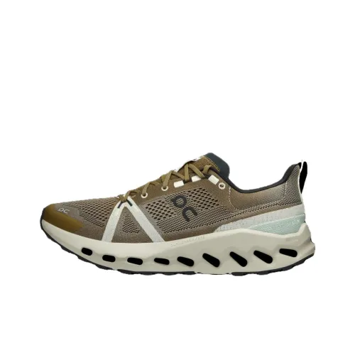 On Cloudsurfer Аbrasion Resistant Дышащий Низкий Топ Беговые кроссовки Мужской Умбра