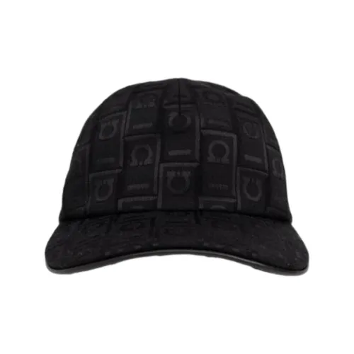 FERRAGAMO Хлопок Кепки Мужской Черный