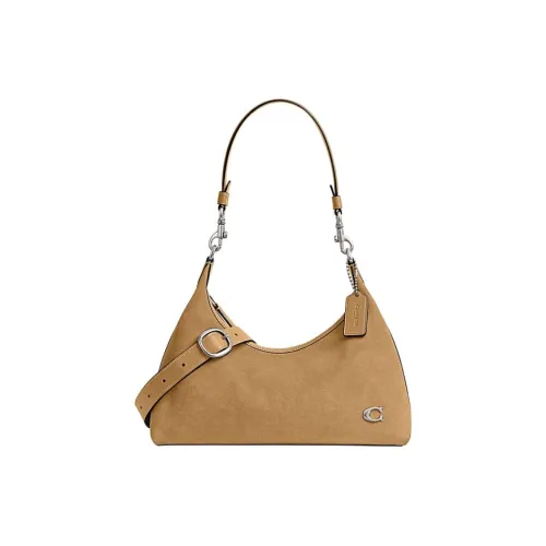 COACH Juliet Коровья кожа Сумка Сумка через плечо Женская Естественный Желтый