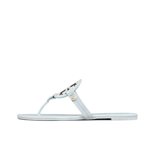 TORY BURCH Miller Шлепанцы Женские Светло-Синий