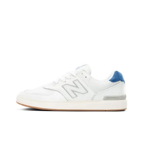 New Balance NB 574 Coating Balance Lightweight Low Top Скейтборд Кроссовки Мужские Белый Синий