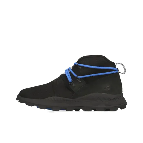 Timberland Brooklyn Collection Высокий Топ Casual Мужской Черный Широкая Нога