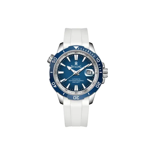 Respect the time Автоматический механический механизм Мужские часы 42 мм Синий