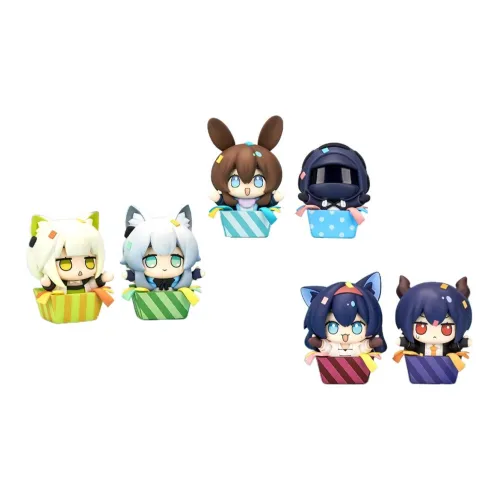 Аркнайтс 123 RHODE Island Collection Коробка Яйца Слепые коробки Один Mystery Коробка Целая коробка 6 шт