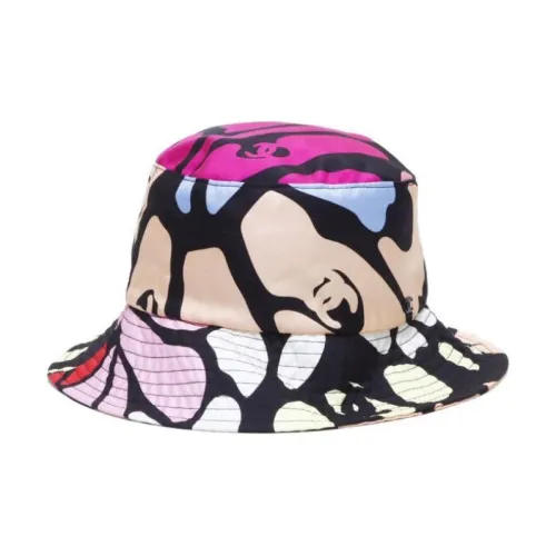 CHANEL Шелковые Шляпы ведра Женские Многоцветные