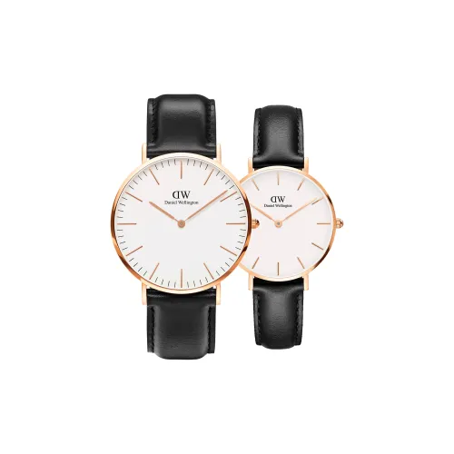 Daniel Wellington DW Watch Girl Кварцевый механизм Кожаный ремешок 32 40MM Белый циферблат Унисекс