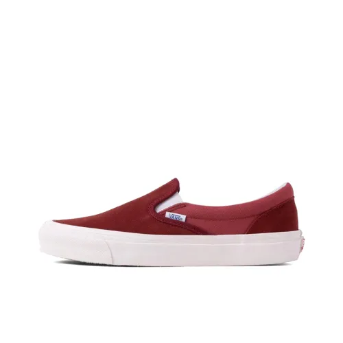 Vans Slip On LX Low Топ Скейтборд Кроссовки Унисекс Бордовый