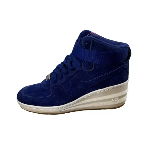 nike Lunar Force 1 Sky High Амортизация Износостойкий Высокий Топ Повседневная Обувь Женская Фиолетовая