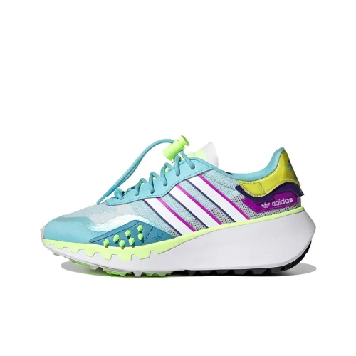 Adidas Originals Choigo Шок Абсорберы Противоскользящие Устойчивые к Износу Низкий Топ Обувь Женская Синяя