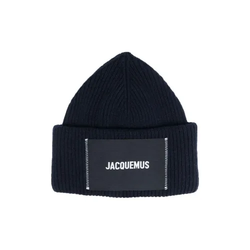 Jacquemus Смесовая шерсть Шапки-бини Женские Темно-синий