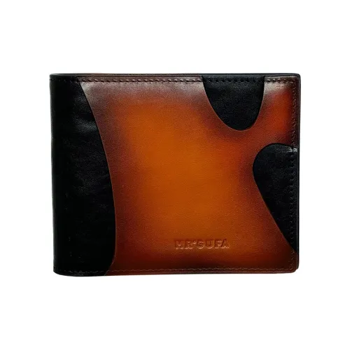 MR'GUFA Кошелек из коровьей кожи Мужской Черный Коричневый