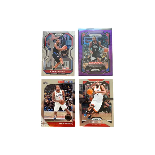 PANINI Леонард KAWAI Звезда Карта Веер Хищников Спортивные карты 4 шт