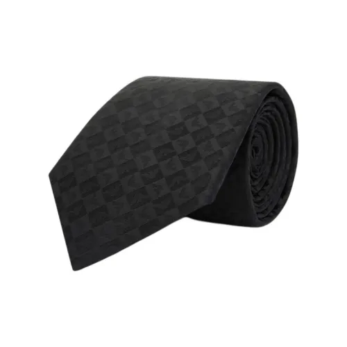 EMPORIO ARMANI Шелковые галстуки Мужской Черный
