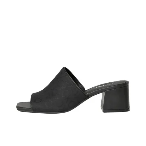 Calvin Klein Шлепанцы 5 см Женские Черные