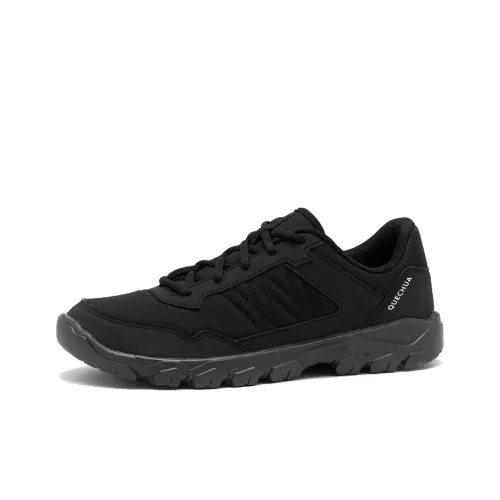 DECATHLON NH500 Альпинистские и туристические ботинки Низкий верх Черный/Угольный серый Мужской