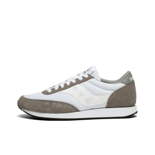 Saucony Hornet Амортизаторы Shock Resistant Противоскользящий Устойчивый к истиранию Легкий Низкий Топ Повседневная обувь Женская Умбра Белый