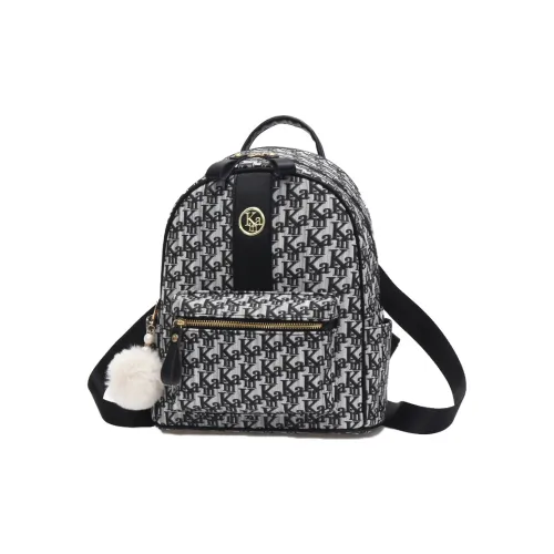 Weymond Мягкая кожа Модный Универсальный Повседневный Путешествие Outbound Рюкзак МНОГОЦЕЛЕВЫЙ Женский Черный Серый