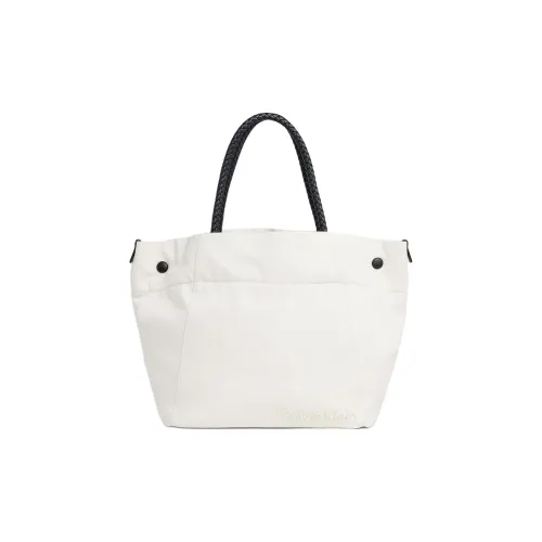 Calvin Klein Холст Тоут Сумка Сумка для покупок Женская Белая