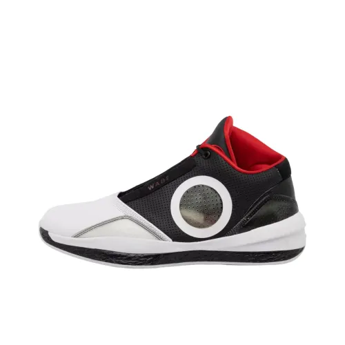 Jordan Air Джордан 2010 Черный VARSITY Красный Амортизация Износостойкий MID Топ Винтажные баскетбольные кроссовки Мужской Черный белый