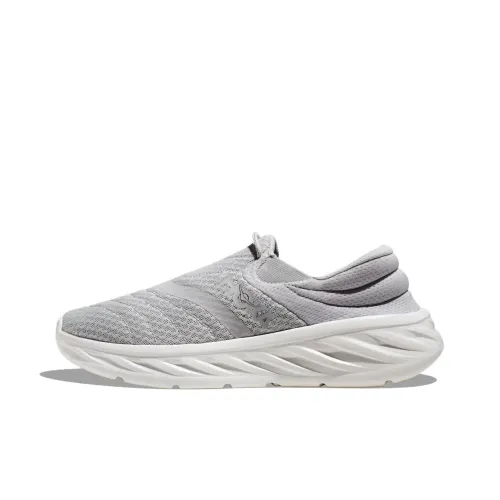 HOKA ONE ONE Ora Recovery 2 Slip-resistant Abrasion-resistant Low Top Casual Shoes Men's Gray HOKA ONE ONE Ora Recovery 2 Противоскользящий Износостойкий Низкий Топ Повседневная Обувь Мужская Серый