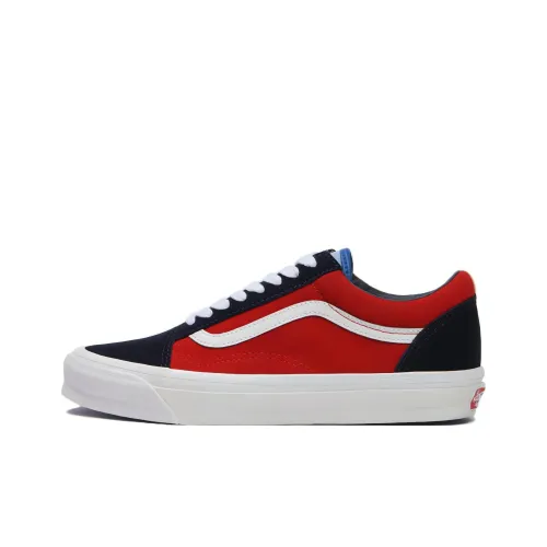 VANS Old Skool Collection OG LX Low Топ Скейтборд Кроссовки Унисекс Красный Желтый Черный