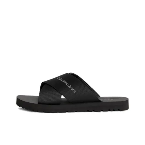 Calvin Klein Слипоны Мужские Черные