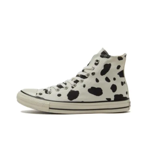 Converse Chuck Taylor All Star Dalmatianfur Hi High Топ Кеды Унисекс Бежевый Японская версия