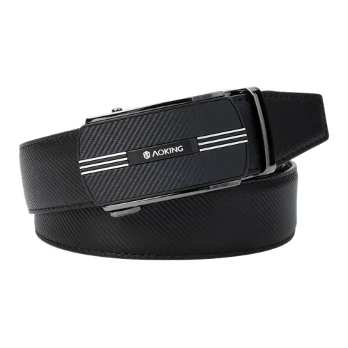 AOKING AK Классический минималистский стиль Деловой повседневный стиль Автоматическая застежка Коровья кожа Настоящая кожа Ремень Мужской Ширина 3,5 см