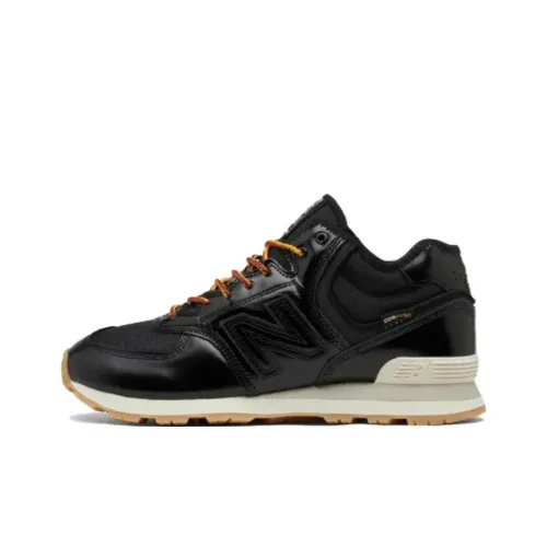 New Balance NB 574 MID Топ Беговые кроссовки Мужской Черный белый